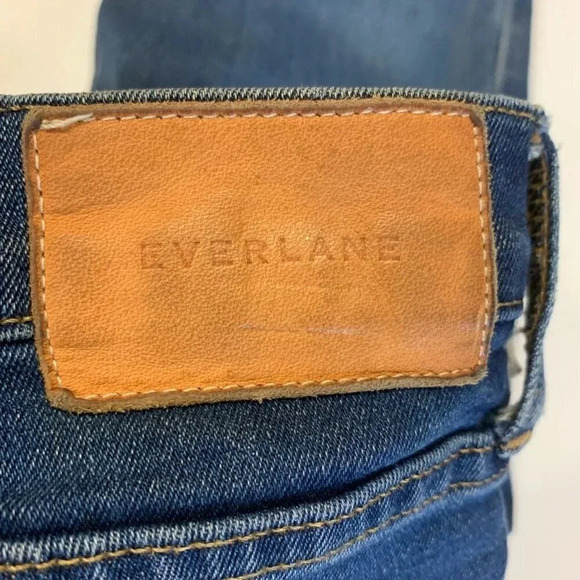 Everlane Women's Classic 5 Pocket Mid Rise Cotton Stretch Tapered Jeans Size 27 - Picture 6 of 14
